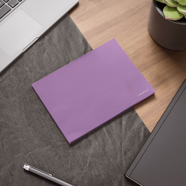 Blank note pad - muted pink purple