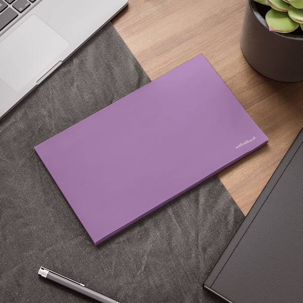 Blank note pad - muted pink purple