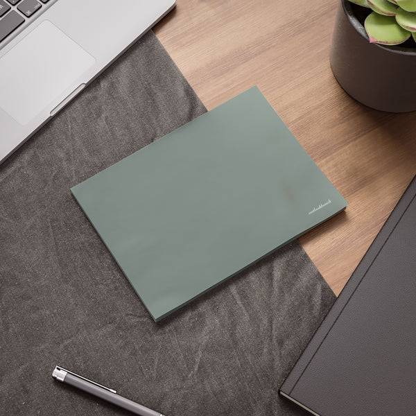 Blank note pad - muted sage