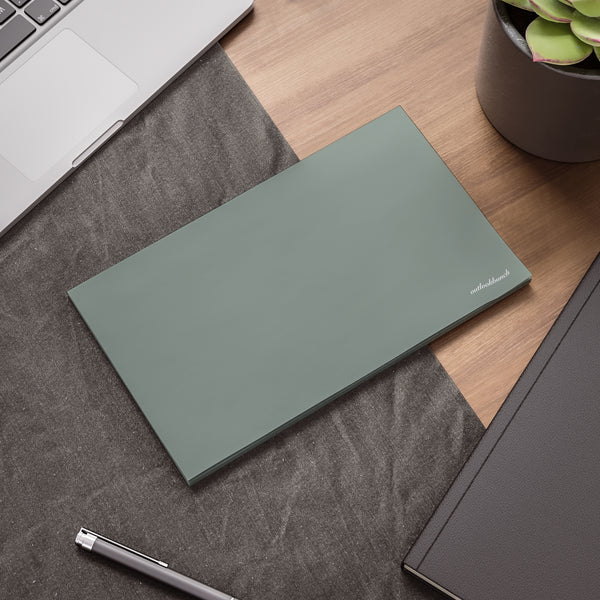 Blank note pad - muted sage