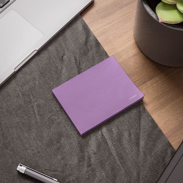 Blank note pad - muted pink purple