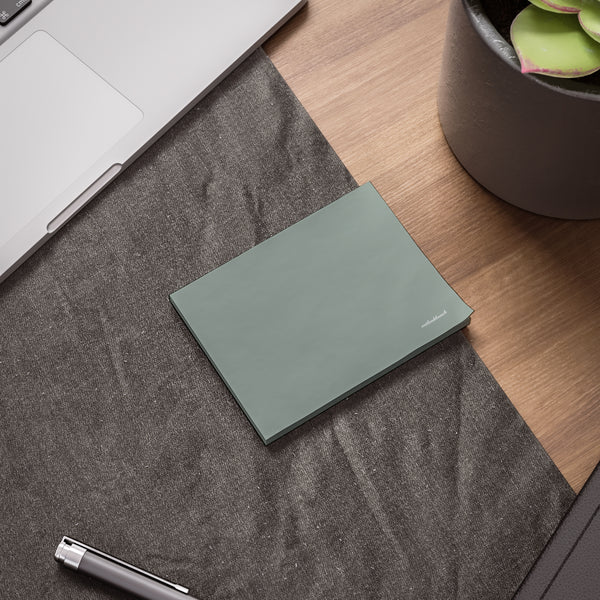 Blank note pad - muted sage