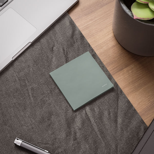 Blank note pad - muted sage