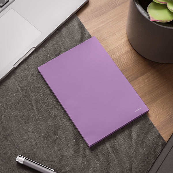 Blank note pad - muted pink purple