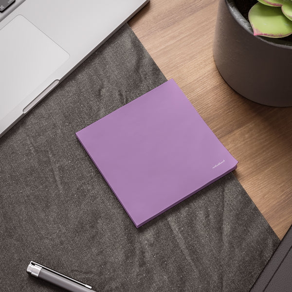 Blank note pad - muted pink purple