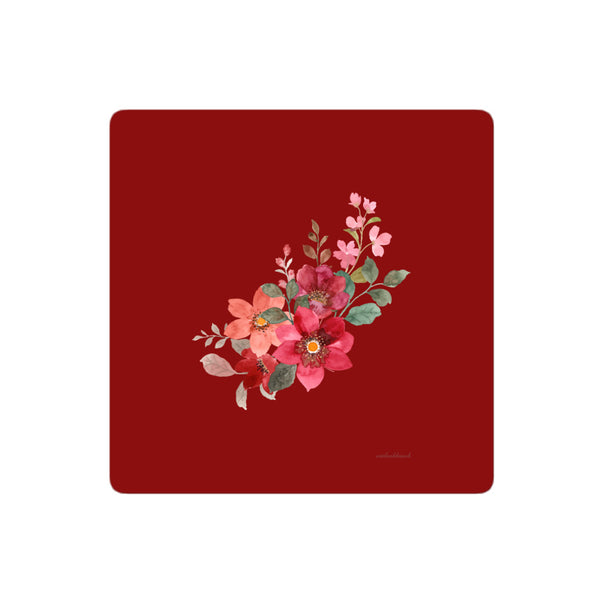 Pic - Flower 1 - Sticker - Dark Red