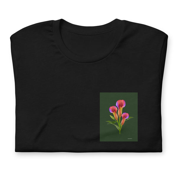 Pic shirt - dark green - flower